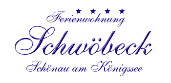 Ferienwohung Schwoebeck in Sch�nau am K�nigssee